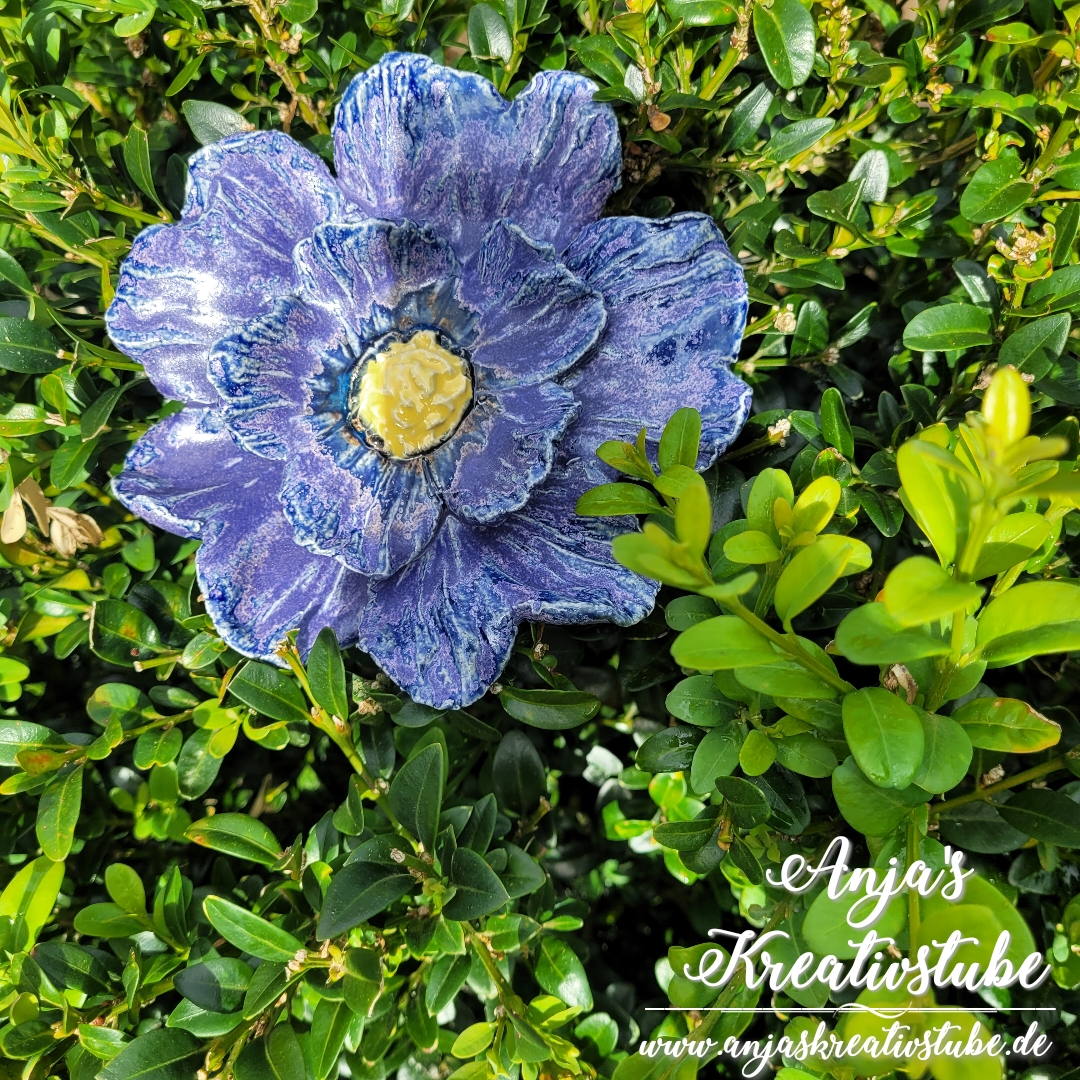 Blumenstecker flieder/blau