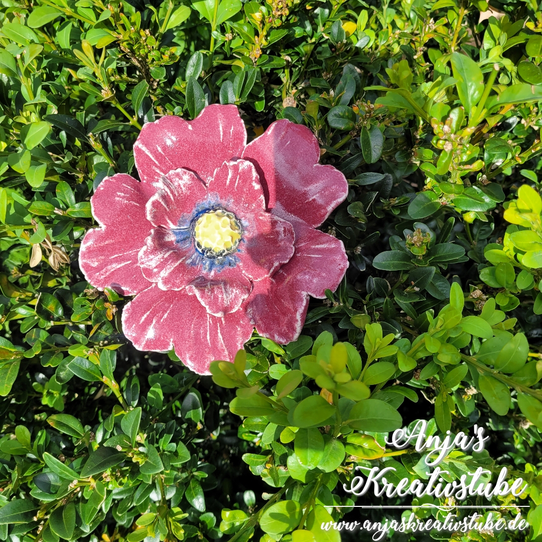 Blumenstecker rosa